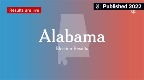 Alabama Primary Runoff Election Results 2022 - The New York Times