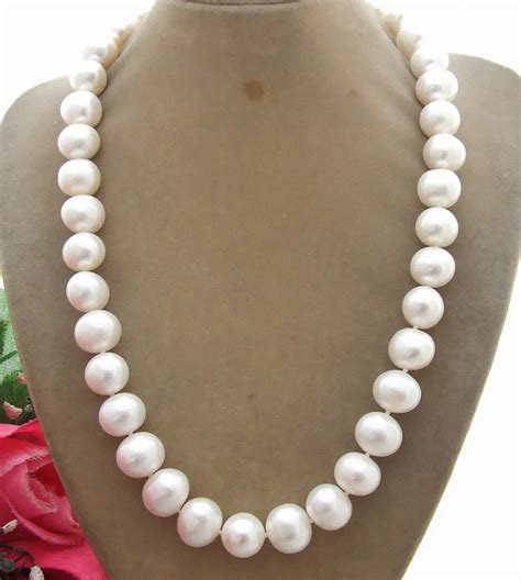 N051709 12 14MM White Pearl Necklace-in Chain Necklaces from Jewelry & Accessories on Aliexpress ...