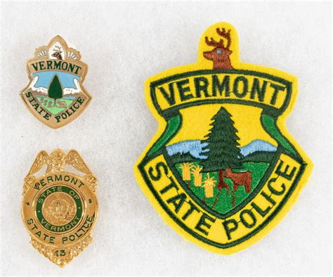 Vermont State Police Badges