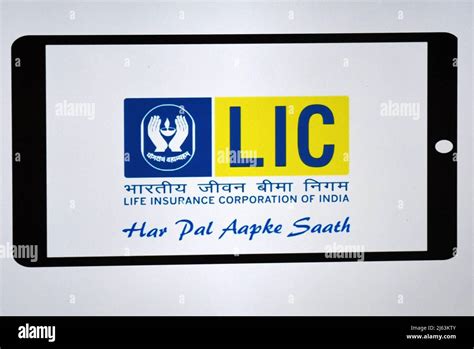 Life Insurance Corporation of India (LIC) logo is seen on the ...