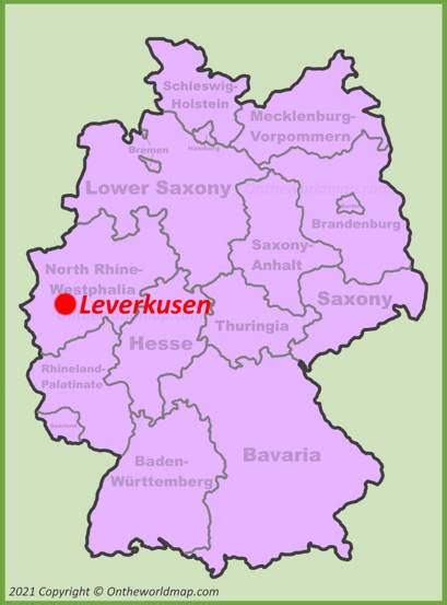 Leverkusen Map | Germany | Detailed Maps of Leverkusen