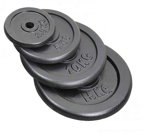 Cast Iron Weight Plates 1" Standard. 2 x 2.5kg - Uk Fitness