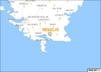 Medulin (Croatia) map - nona.net