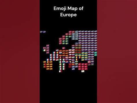 Emoji Map of Europe - YouTube