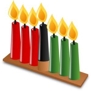 Kwanzaa Candles Clip Art at Clker.com - vector clip art online, royalty ...