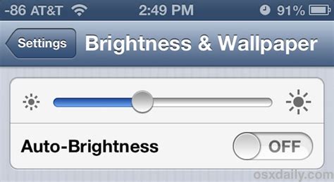 How to Change Screen Brightness on iPhone via Settings