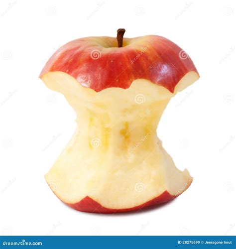 Red Apple Core Royalty Free Stock Images - Image: 28275699