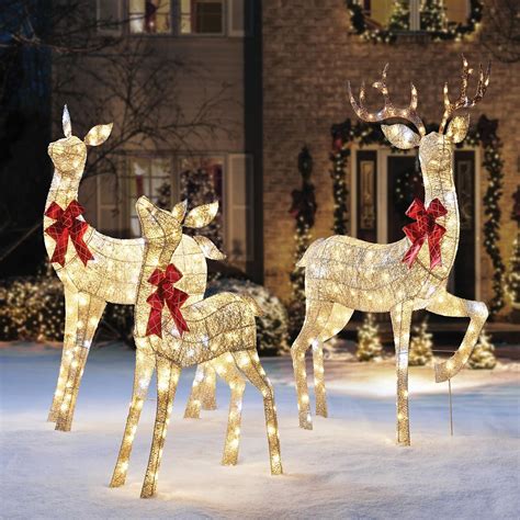 Lighted Christmas Deer