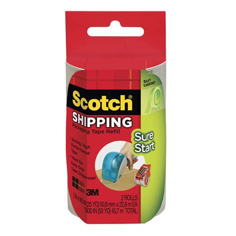 Scotch Easy-Grip Shipping and Packaging Sure Start Tape Dispenser ...