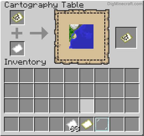 Increase Map Size with Cartography Table in Minecraft