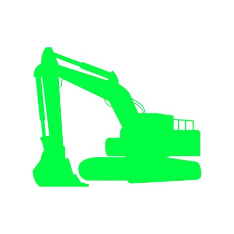 Excavator illustrated on background 4396647 Vector Art at Vecteezy