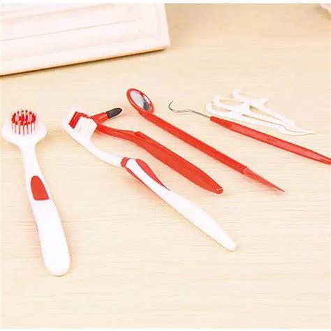 8Pcs Resin Dental Tool Set Kit Dentist Teeth Clean Hygiene Picks Scaler Mirror Oral Care Dental ...