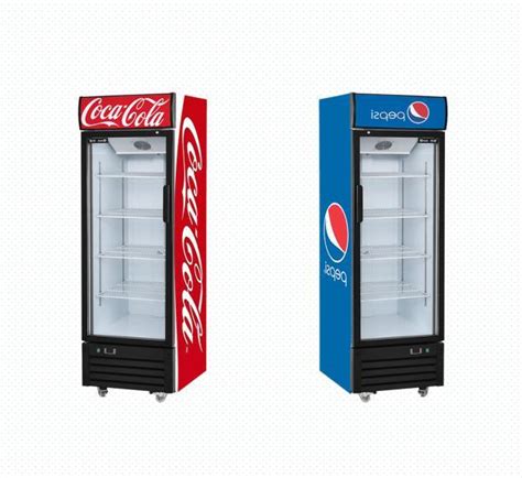 Beverage Display Refrigerator Glass Door Glass Door Display Cooler ...