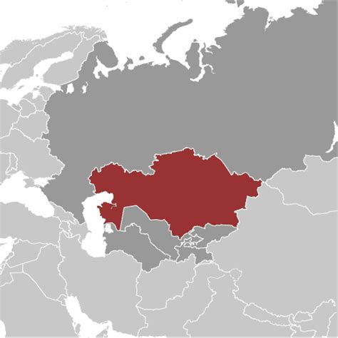 Kazakhstan Map