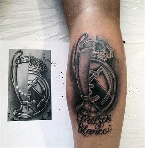 60 Epic Real Madrid Tattoo Designs for Men [2023 Guide]