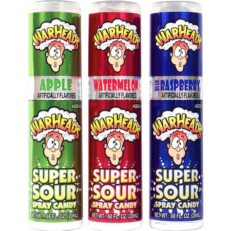 Warheads Super Sour Spray Candy 0.68oz | Party City