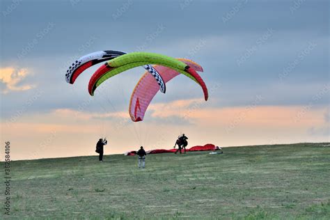 parachute, paragliding, sky, paraglider, sport, fly, flying, extreme ...