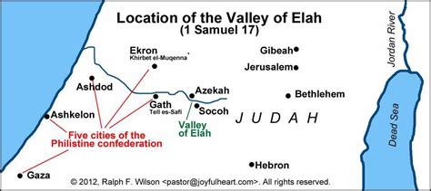 valley-of-elah-location | Gilbert House Fellowship