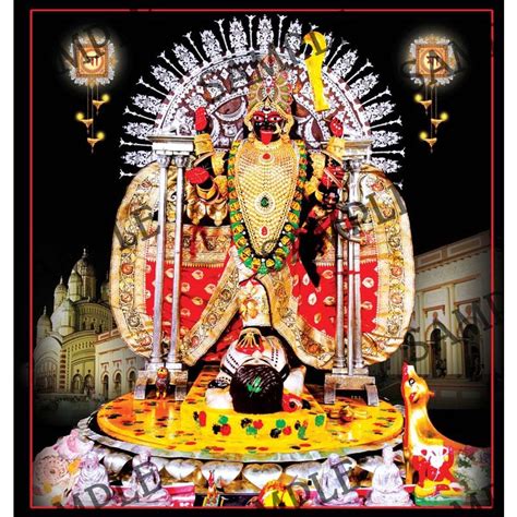 Buy Online Goddess Dakshineswar Kali Maa - 4x6 Inch Frame - Zifiti.com 1052519