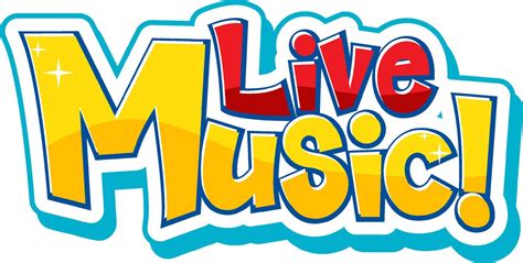 Live Music font logo design 4442786 Vector Art at Vecteezy