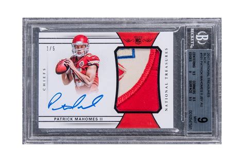 Patrick Mahomes Football Rookie Card Auction | Hypebeast