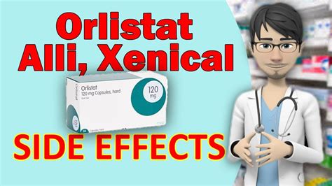 Orlistat (Alli, Xenical) Side Effects Common - YouTube