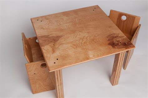 Hand Made Children's Wooden Table And Chair Set by Fast Industries LLC ...