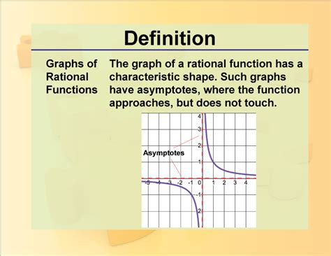 Definition--Rationals and Radicals--Graphs of Rational Functions | Media4Math