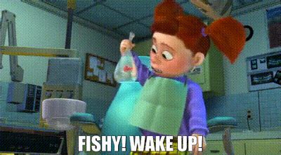 YARN | Fishy! Wake up! | Finding Nemo | Video gifs by quotes | 3b636391 | 紗