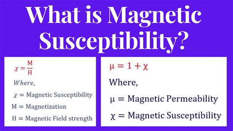 Magnetic Susceptibility- Formula, Definition, Unit