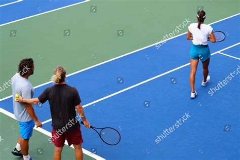 Emma Raducanu During Practice Her Coach Editorial Stock Photo - Stock ...