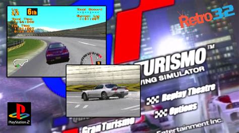 Granturismo 1 PlayStation 1 - Intro & game play video - Retro32