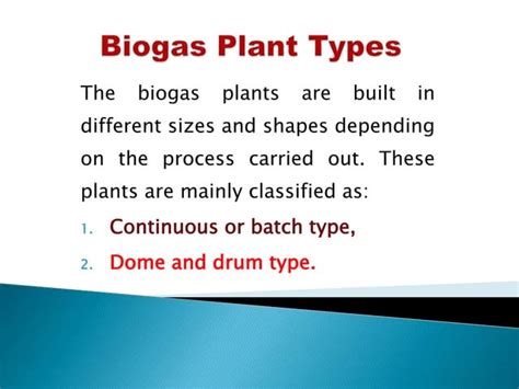 Biogas plant & types of bio gas plant | PPT