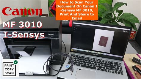 How to Scan Your Document On Canon I - Sensys MF 3010, Print And Share ...