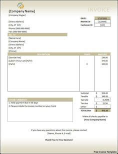 how to create a company bill format in tour and travel - Google Search Microsoft Excel ...