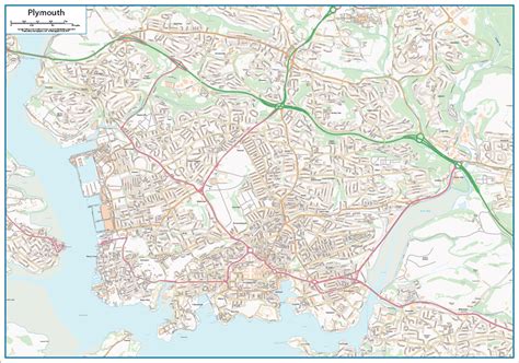 Plymouth Street map - Cosmographics Ltd