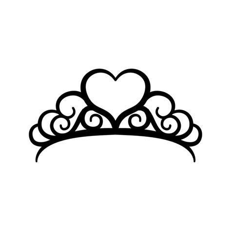 vector queen crown isolated on white background 9009225 Vector Art at ...