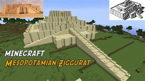 Minecraft: Mesopotamian Ziggurat Overview - YouTube