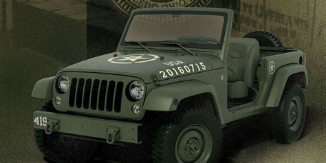 Jeep 75th Anniversary - Jeep Wrangler Concept Celebrates 75 Years of Army Jeeps