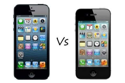 iPhone 5 vs iPhone 4S