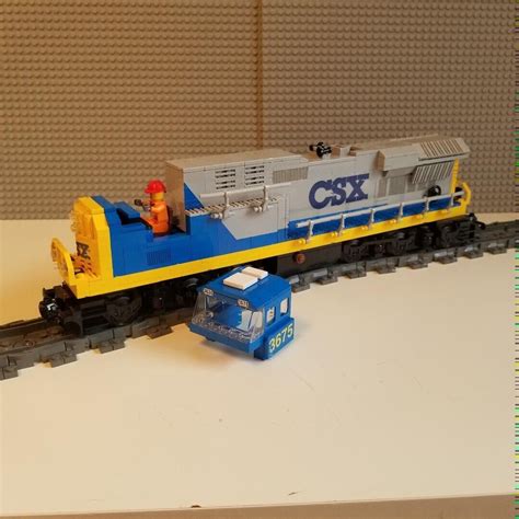 Custom Train CSX ES44ac Engine Grey Version -PLEASE READ ITEM DESCRIPTION- | eBay