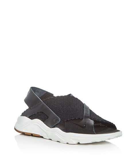 Nike Women's Air Huarache Ultra Sandals in Black | Lyst