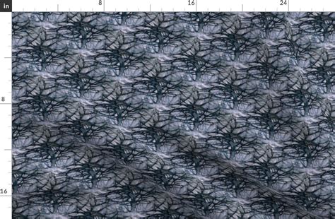 1911 Gray Tree by Mondrian - Original Fabric | Spoonflower