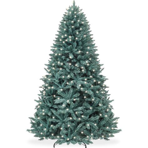 Best Choice Products 4.5ft Artificial Blue Spruce Christmas Tree, Pre ...