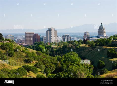 Salt lake city skyline hi-res stock photography and images - Alamy