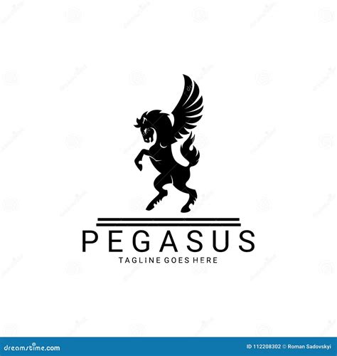 Pegasus Logo. Premium Pegasus Business Symbol. Stock Vector ...