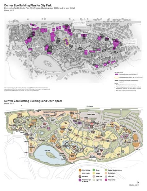 Denver Zoo New Buildings Map