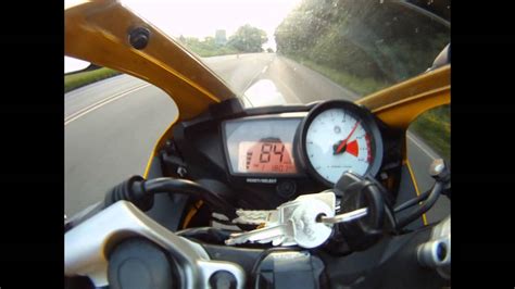 Yamaha YZF R125 top speed - full power - YouTube