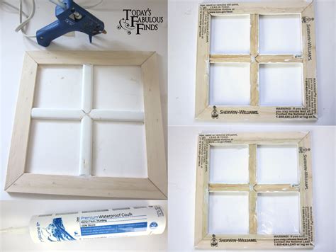 Today's Fabulous Finds: How to Make a Decorative Paned Window | Diy window frame, Paint stick ...