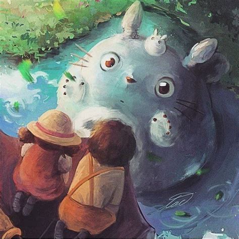 miyazaki-ru on Twitter | Totoro art, Ghibli artwork, Studio ghibli fanart